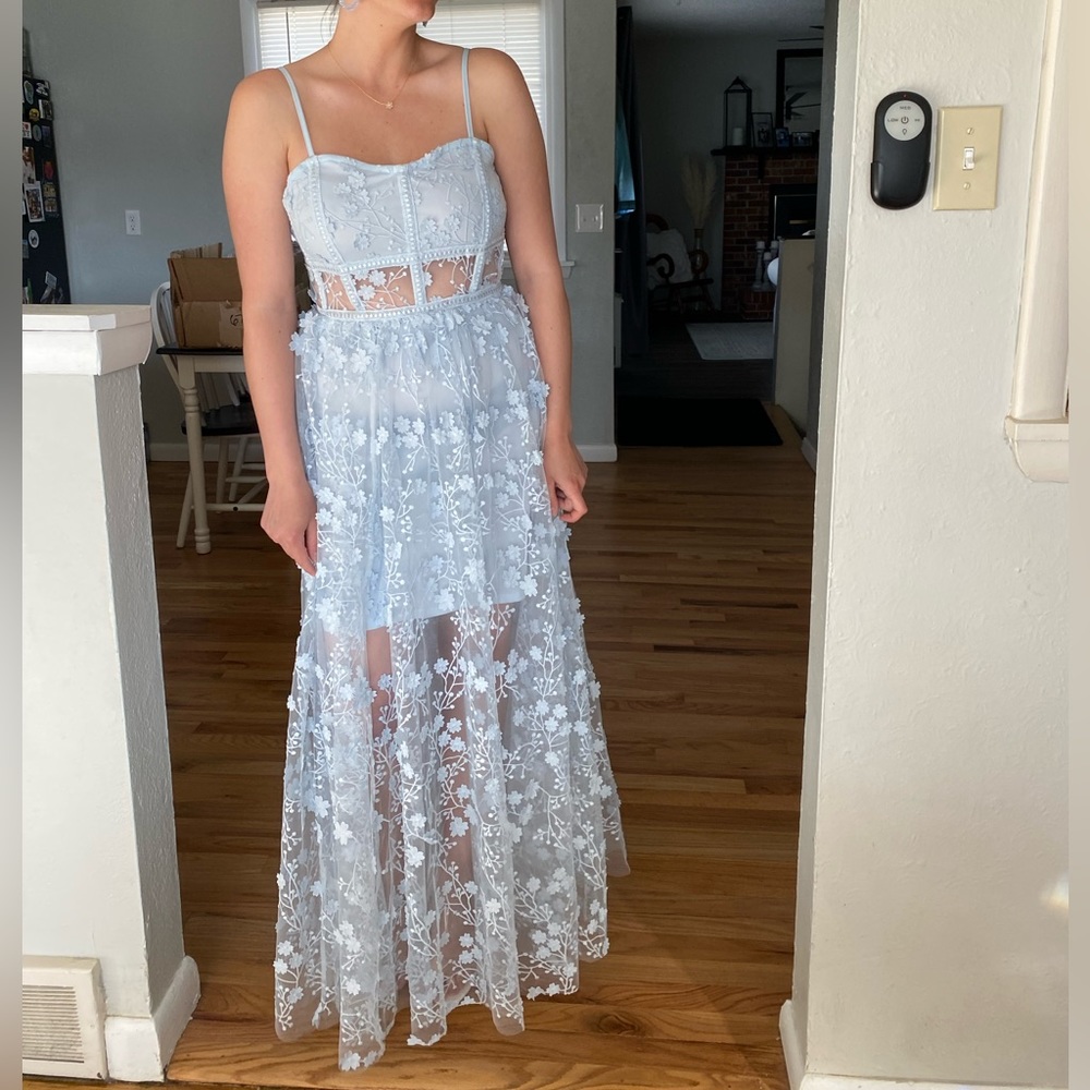 Evangeline Floral Maxi Dress - Size Medium, worn once!